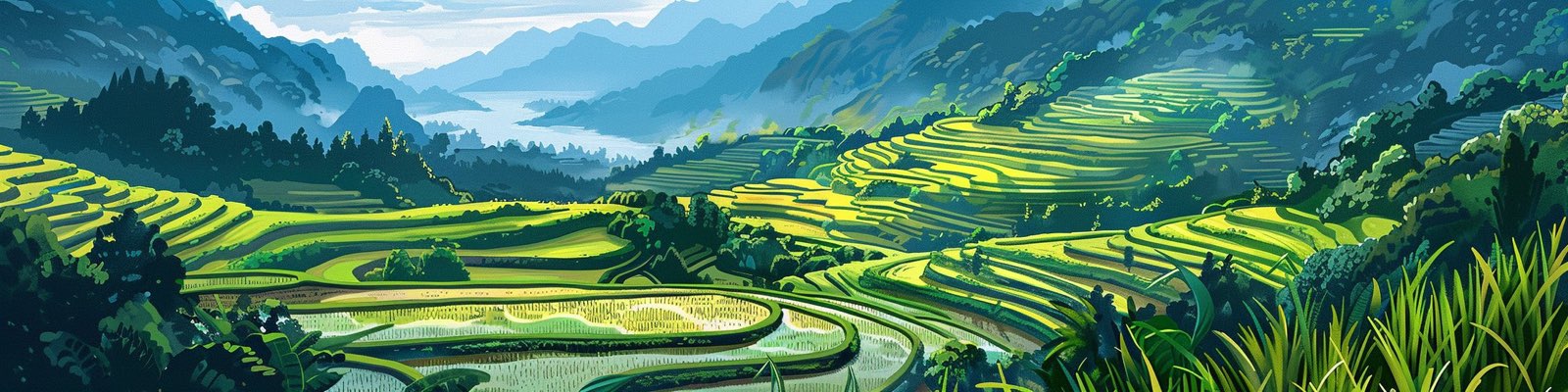 rice fields