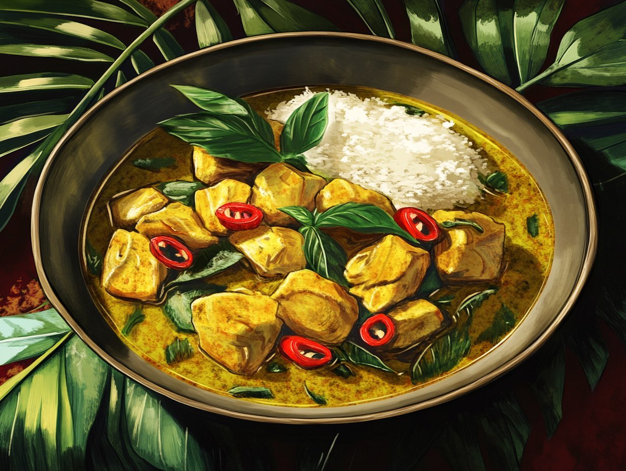Authentic Thai Green Curry Chicken recipe